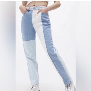 PAC Sun Color Block Mom Jeans